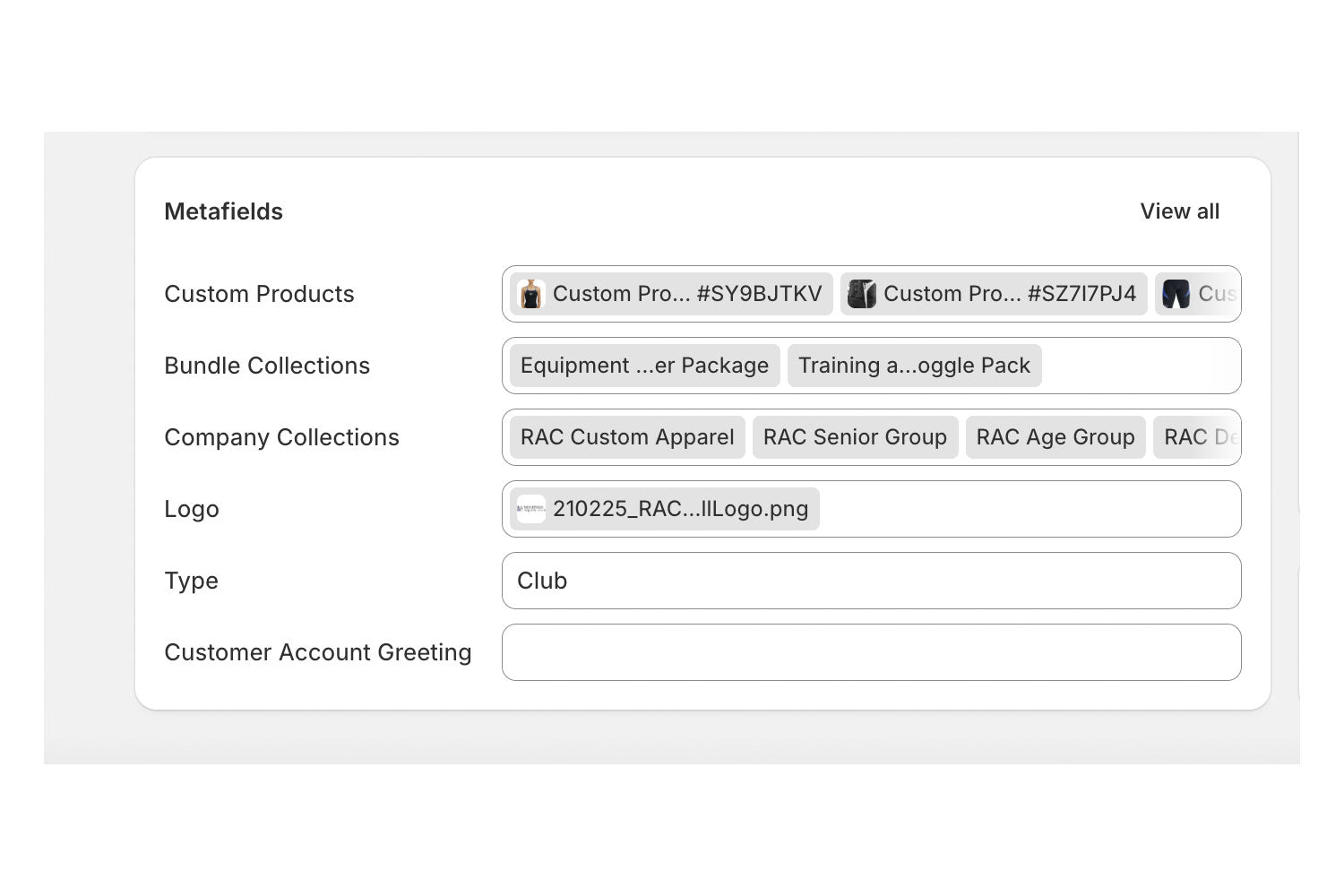 Custom Catalog Visibility