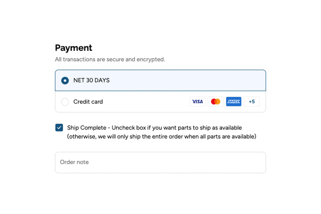 Manual Payment Method