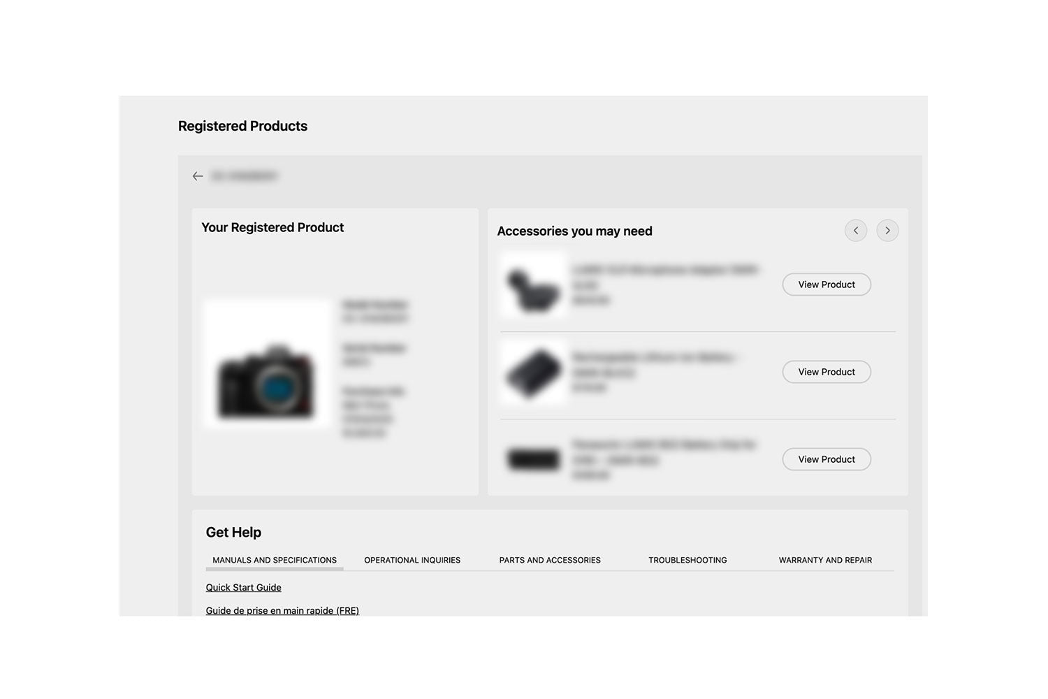 Product Registration & Warranties