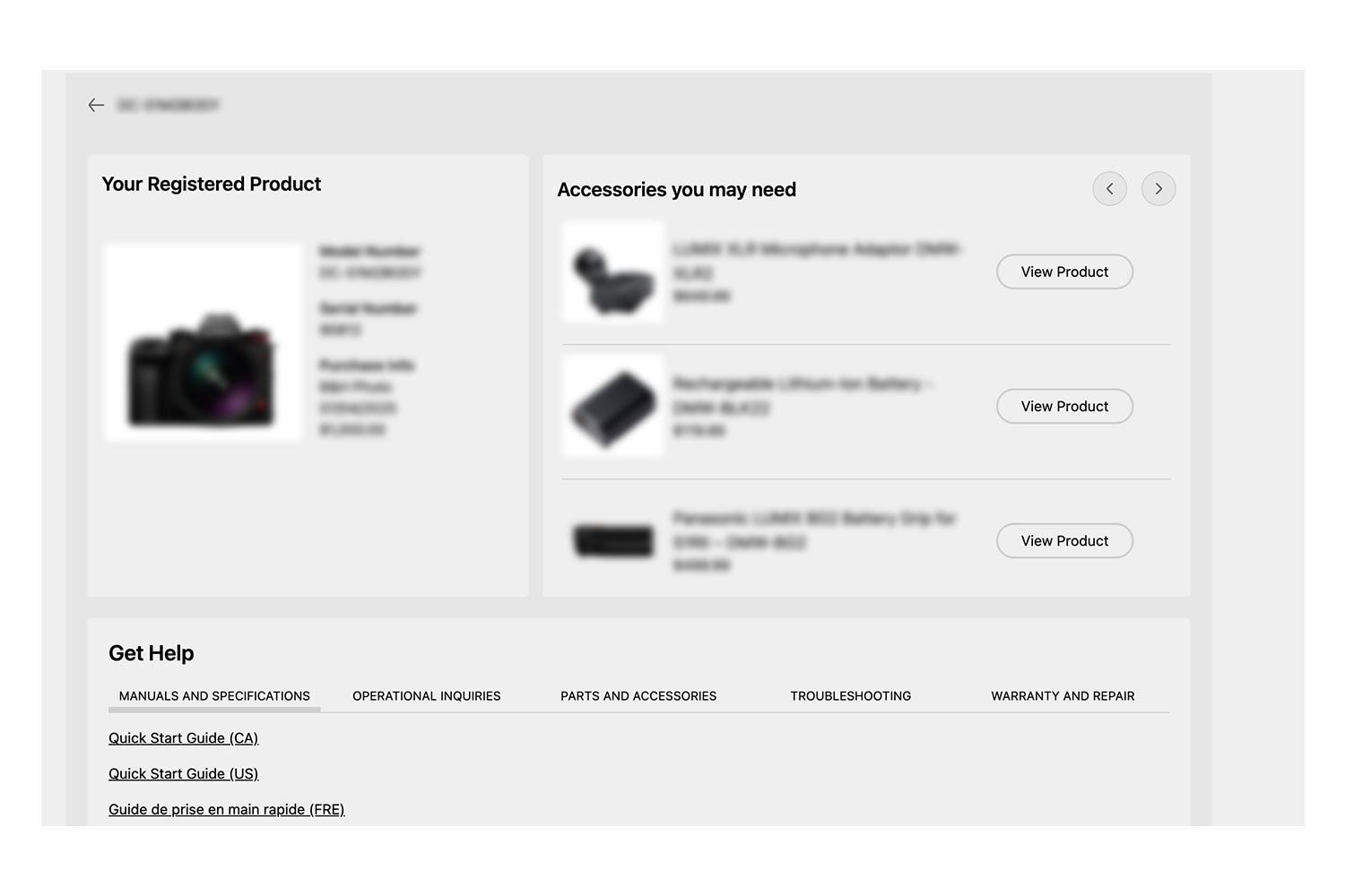 Product Support