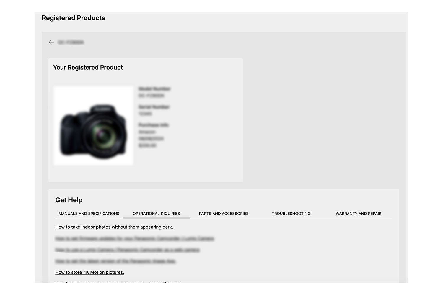 Product Support