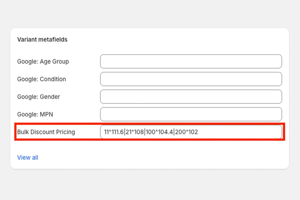 Tiered Pricing by Cart